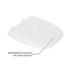 Assento Sanitário Fit|Versato Polipropileno Fechamento Suave Branco Sensea